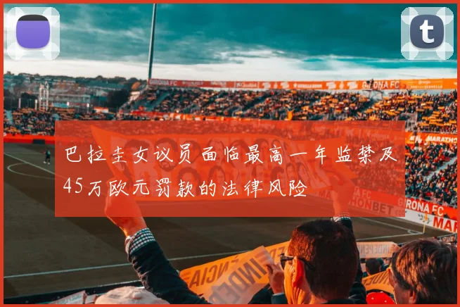巴拉圭女议员面临最高一年监禁及45万欧元罚款的法律风险